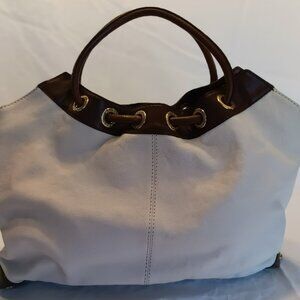 Michael Kors Handbag, Beige, Leather (Large)